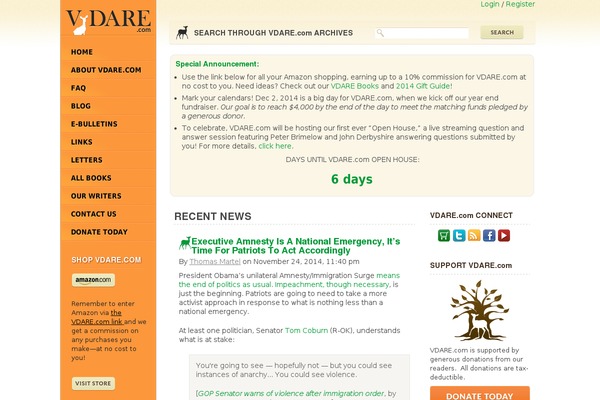 vdare.org site used Vdare