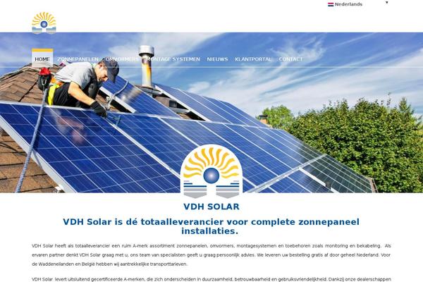 vdh-solar.nl site used Vdhsolar