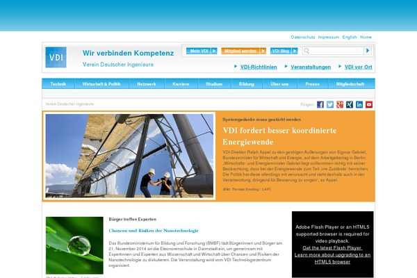 vdi theme websites examples