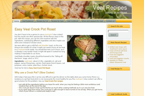vealrecipes.com site used Vealrecipes14
