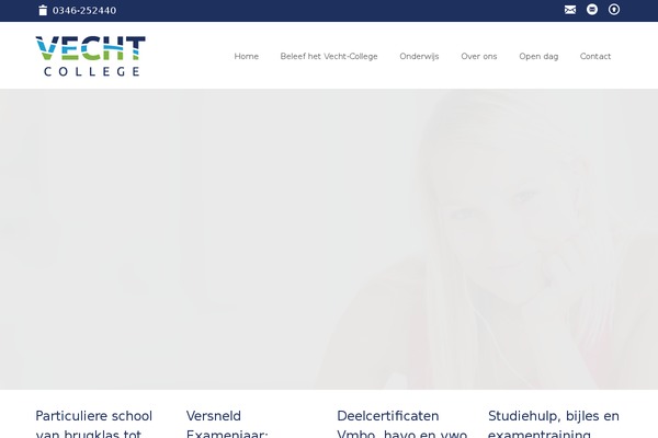 vecht-college.nl site used Vecht-college