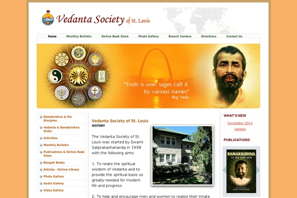 vedantastl.org site used Vedantastl