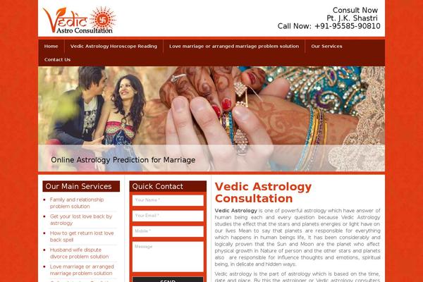 vedicastroconsultation.com site used Vedicastro
