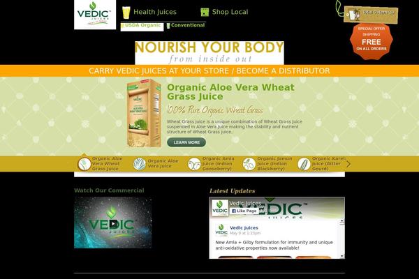 vedicjuices.com site used Vedic
