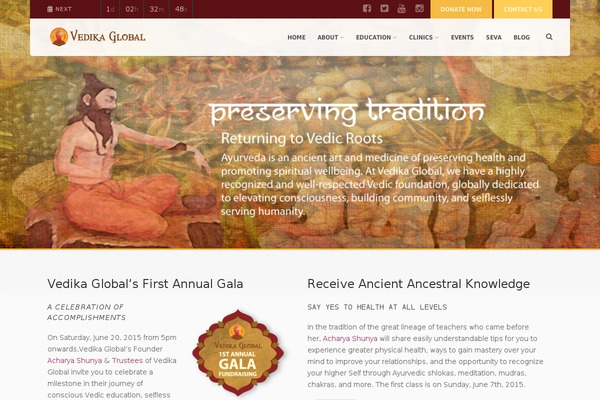 Gaea theme site design template sample