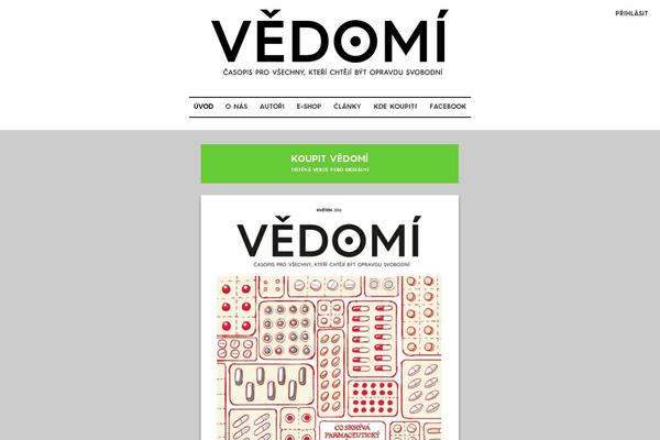 vedomi.cz site used Vedomi