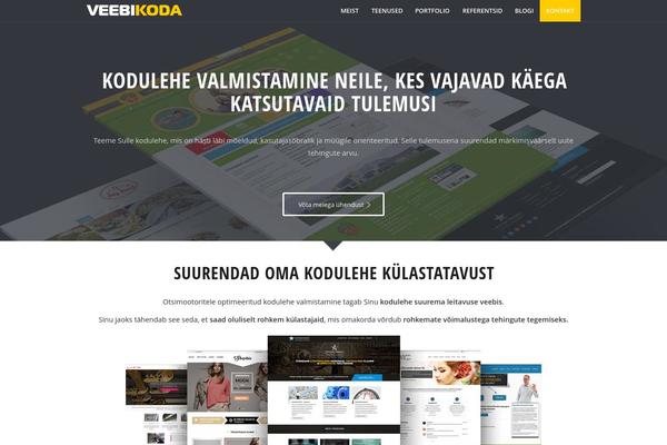 Enfold theme site design template sample