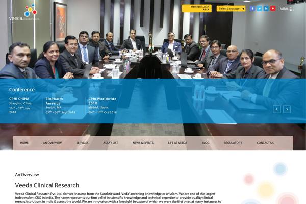 WordPress website example screenshot
