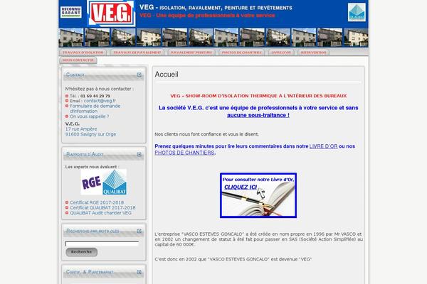 veg.fr site used Veg