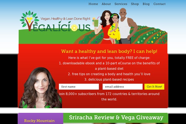 vega-licious.com site used Vegalicious
