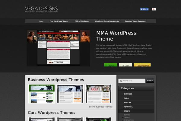 WordPress website example screenshot