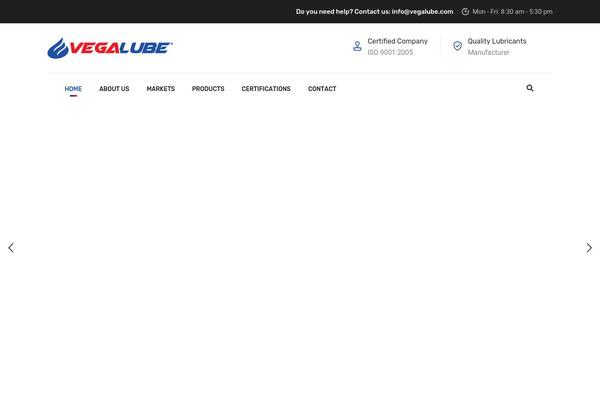 vegalube.com site used Enduz