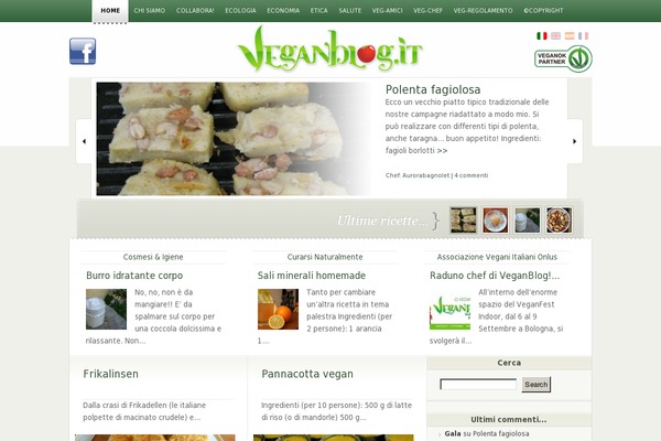 veganblog.it site used Flatnews_veganblog