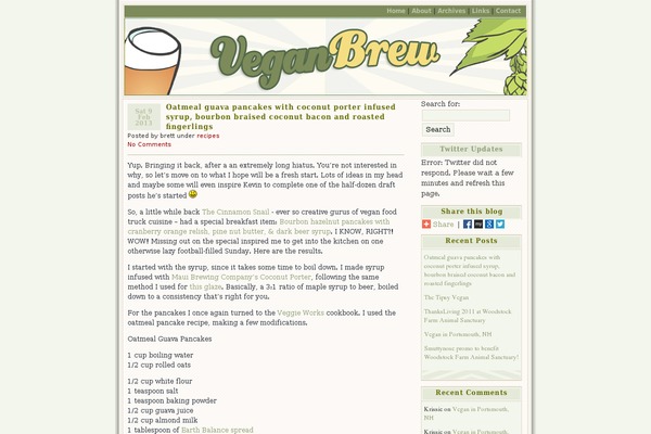 WordPress website example screenshot