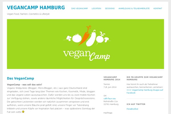 vegancamp-hamburg.de site used Yoko.1.1