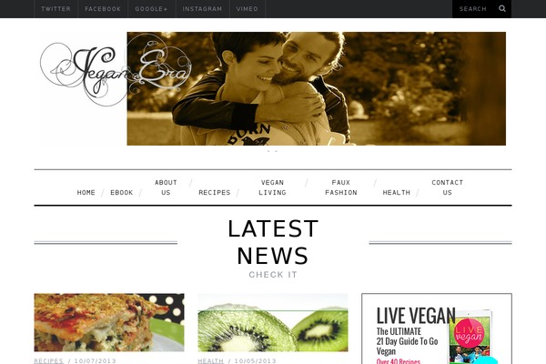WordPress website example screenshot