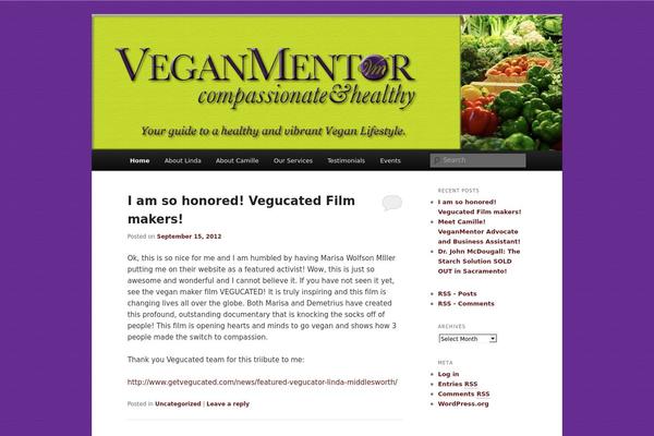 Twenty Eleven theme site design template sample