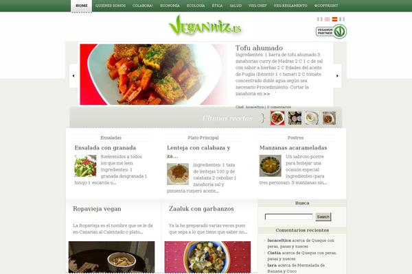 veganwiz.es site used eNews