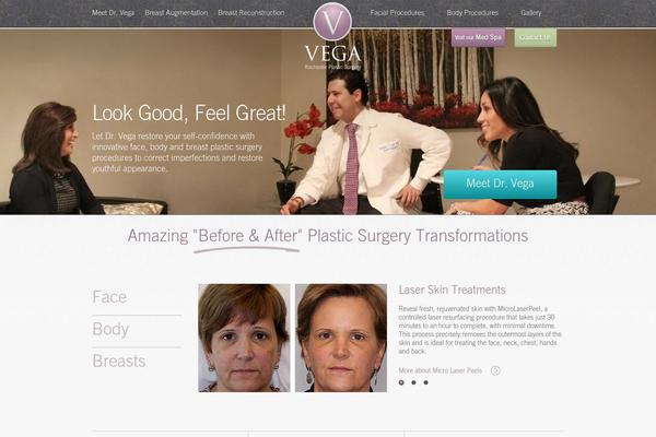 Accelerate theme site design template sample