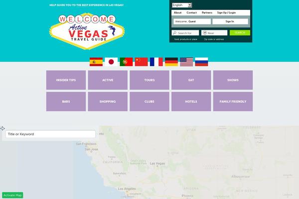 Geo Theme Child theme site design template sample