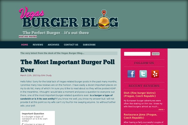 vegasburgerblog.com site used Burgerblog-theme