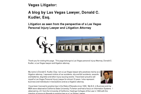 vegaslitigator.com site used Freeradicals