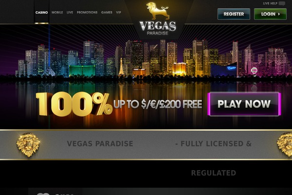 vegasparadise.com site used Vegasp