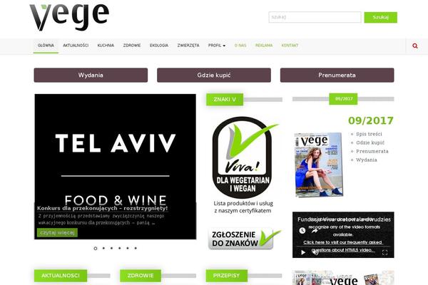 vege.com.pl site used Vege