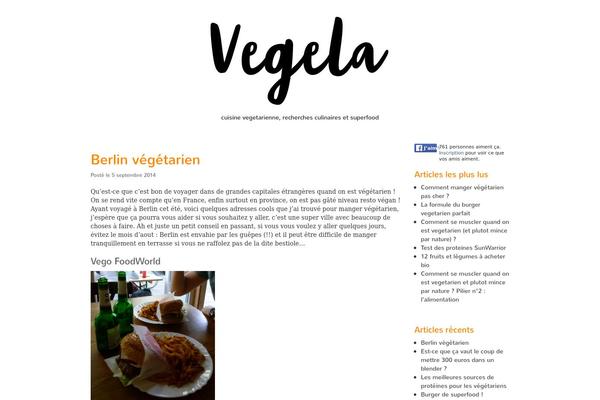 vegela.fr site used Vegela