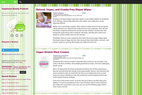 vegetarianbeautyproducts.com site used Oslove