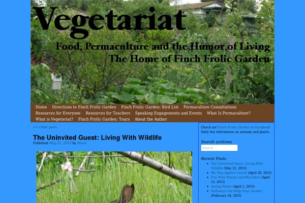 vegetariat.com site used Vegetariat