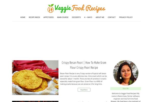 Foody theme site design template sample