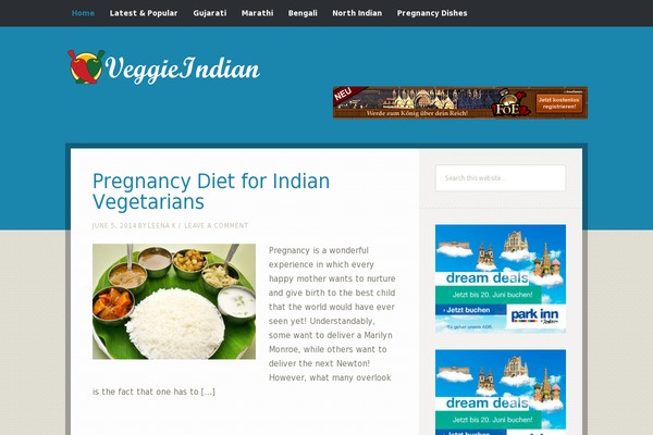 veggieindian.com site used Veggieindian