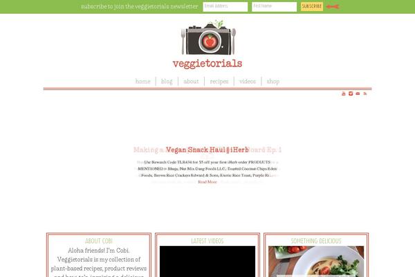 veggietorials.com site used Genesis