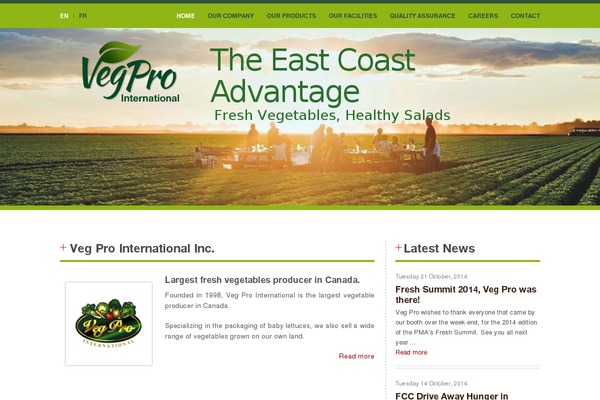 vegpro.com site used Veg