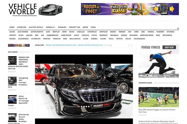 SuperNews theme site design template sample
