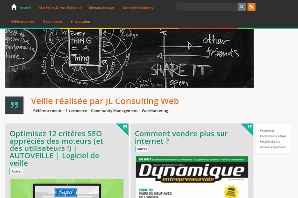 veille-web-marketing.fr site used Expresscurate