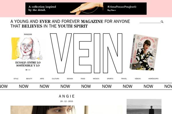 vein theme websites examples