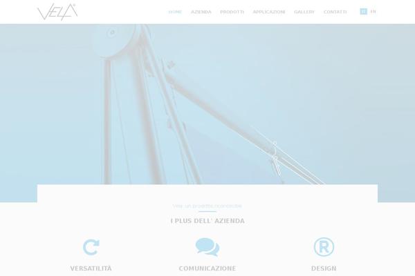 Vela theme site design template sample