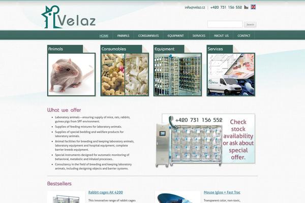 velaz.cz site used Velaz