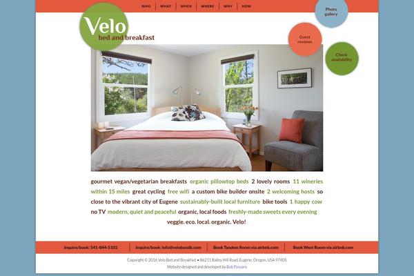 Velo theme site design template sample