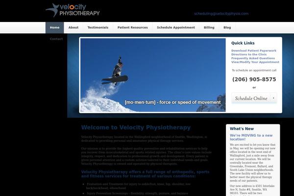 velocityphysio.com site used Jctheme