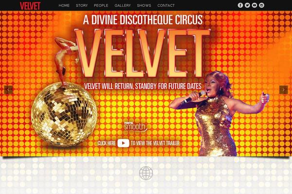 Velvet theme site design template sample