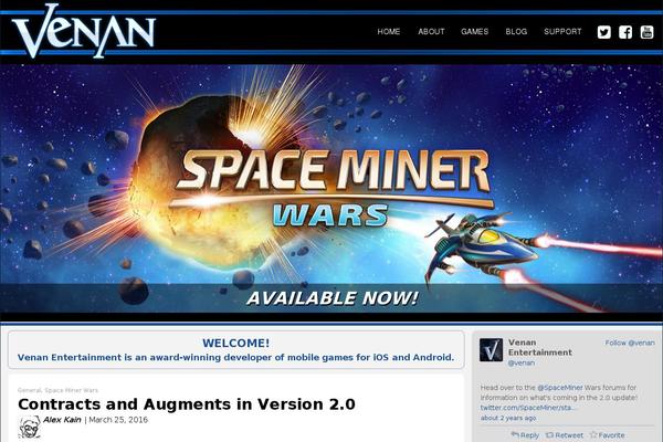 venan.com site used Venan-seven