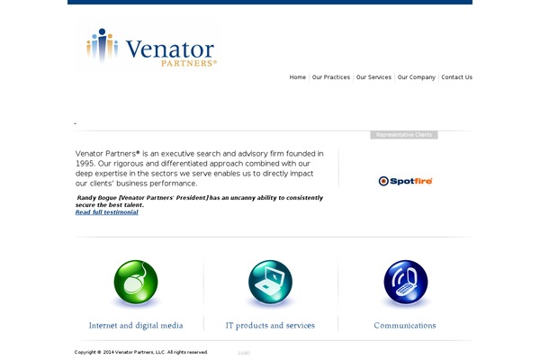 venatorpartners.com site used Imagebox