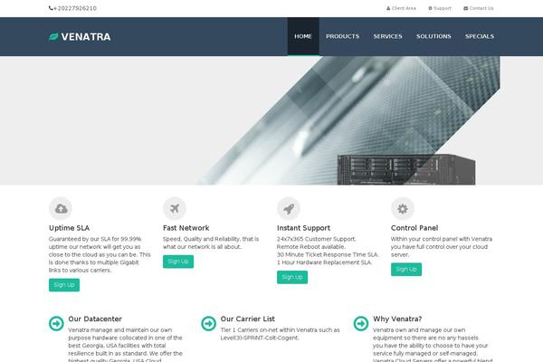 ecohost theme websites examples