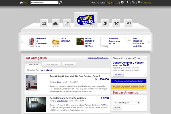 vendetodo.com.mx site used Classi