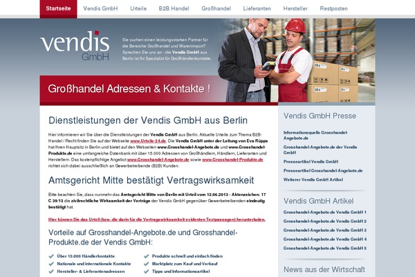 WordPress website example screenshot