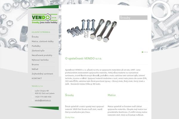 vendo.cz site used Vendo