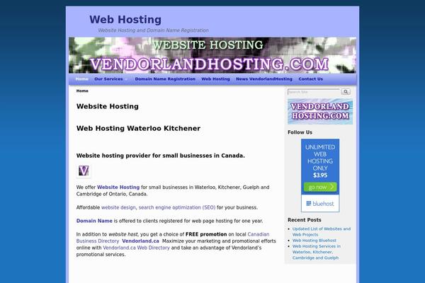 Weaver II pro theme site design template sample